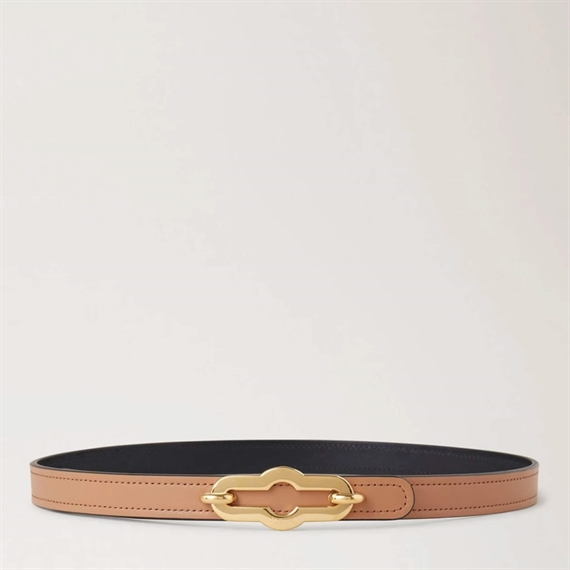 Mulberry Pimlico Reversible Thin Belt Black-Sable